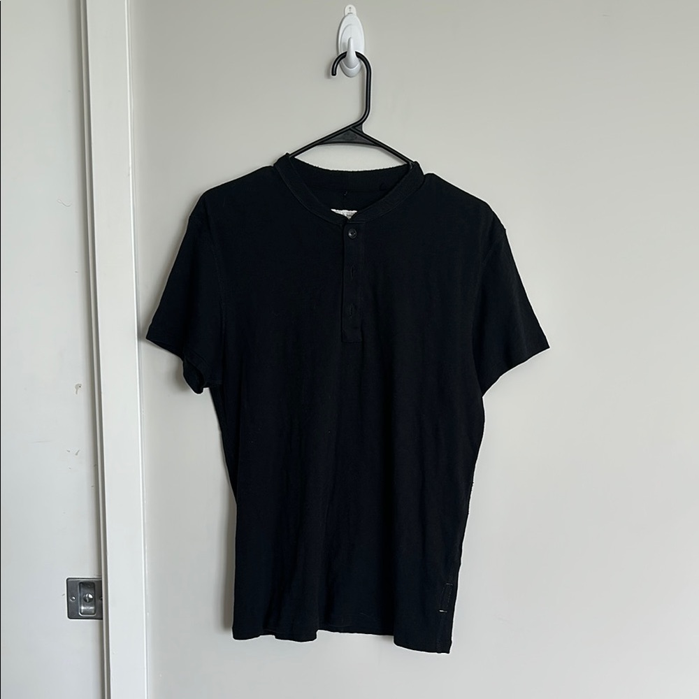 Rag & Bone Black Casual Button Down Shirt